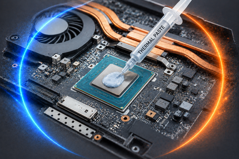 Сколько стоит замена термопасты ноутбука