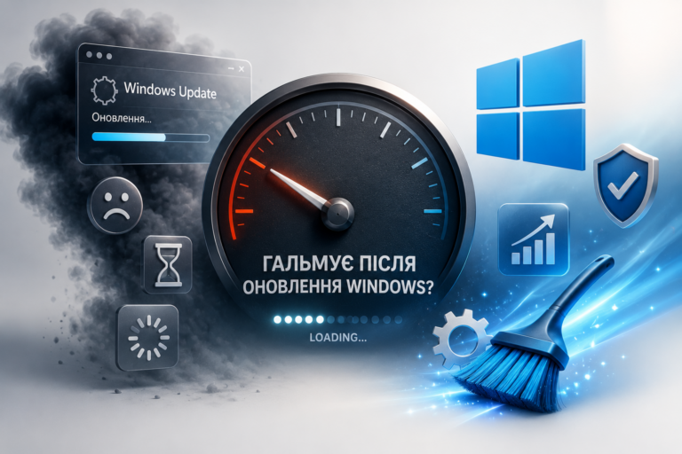 Ноутбук гальмує після оновлення Windows Re-Save
