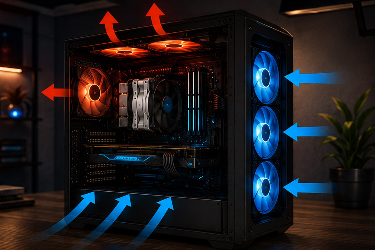 Airflow в корпусе: как правильно организовать охлаждение ПК