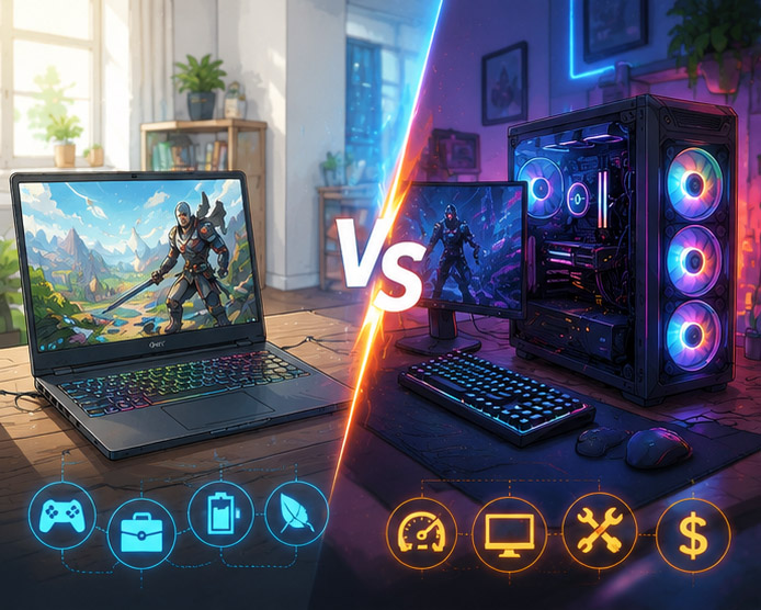 Игровой ноутбук или стационарный ПК: что лучше для игр и работы